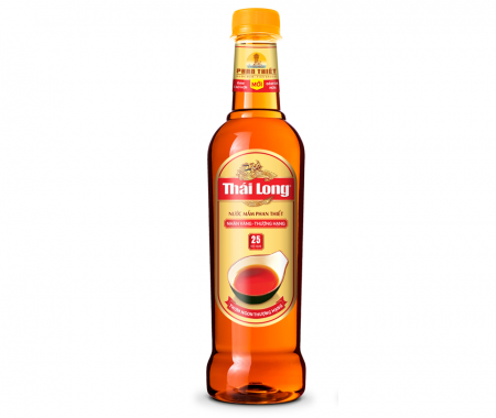 Nước mắm Phan Thiết THÁI LONG - NHÃN VÀNG THƯỢNG HẠNG 25N - 500ml