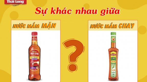 SỰ KHÁC NHAU GIỮA NƯỚC MẮM CHAY VÀ NƯỚC MẮM MẶN?